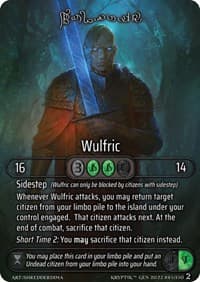 Wulfric (Wave 2 Prize Support Cards) - Kryptik Promos - Kryptik TCG card