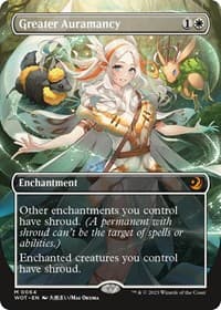 Greater Auramancy (Anime Borderless) - Wilds of Eldraine: Enchanting Tales - Magic: The Gathering card