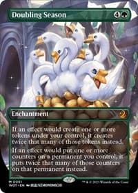 Doubling Season (Anime Borderless) - Wilds of Eldraine: Enchanting Tales - Magic: The Gathering card