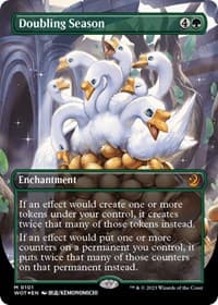 Doubling Season (Anime Borderless) (Confetti Foil) - Wilds of Eldraine: Enchanting Tales - Magic: The Gathering card