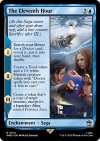 The Eleventh Hour - Universes Beyond: Doctor Who - Magic: The Gathering card