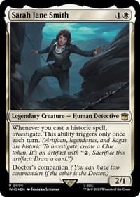Sarah Jane Smith - Universes Beyond: Doctor Who - Magic: The Gathering card