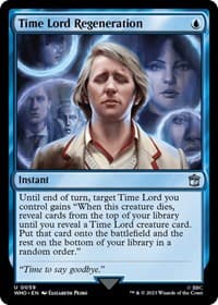Time Lord Regeneration - Universes Beyond: Doctor Who - Magic: The Gathering card