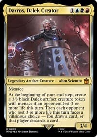 Davros, Dalek Creator - Universes Beyond: Doctor Who - Magic: The Gathering card