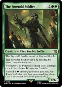 The Foretold Soldier - Universes Beyond: Doctor Who - Magic: The Gathering card