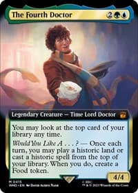 The Fourth Doctor (Extended Art) - Universes Beyond: Doctor Who - Magic: The Gathering card