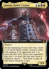 Davros, Dalek Creator (Extended Art) - Universes Beyond: Doctor Who - Magic: The Gathering card