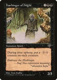 Harbinger of Night - Mirage - Magic: The Gathering card