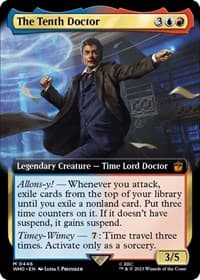 The Tenth Doctor (Extended Art) - Universes Beyond: Doctor Who - Magic: The Gathering card