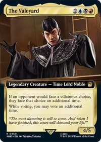 The Valeyard (Extended Art) - Universes Beyond: Doctor Who - Magic: The Gathering card