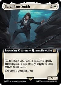 Sarah Jane Smith (Extended Art) - Universes Beyond: Doctor Who - Magic: The Gathering card