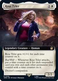 Rose Tyler (Extended Art) - Universes Beyond: Doctor Who - Magic: The Gathering card