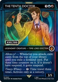The Tenth Doctor (Serial Numbered) - Universes Beyond: Doctor Who - Magic: The Gathering card