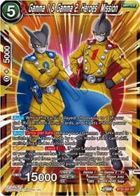 Gamma 1 & Gamma 2, Heroes' Mission - Critical Blow - Dragon Ball Super: Masters card