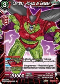 Cell Max, Advent of Despair - Critical Blow - Dragon Ball Super: Masters card