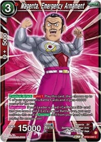 Magenta, Emergency Armament - Critical Blow - Dragon Ball Super: Masters card
