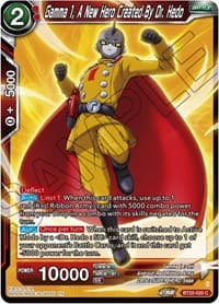 Gamma 1, A New Hero Created By Dr. Hedo - Critical Blow - Dragon Ball Super: Masters card