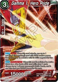 Gamma 1, Hero Pride - Critical Blow - Dragon Ball Super: Masters card