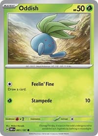Oddish - SV03: Obsidian Flames - Pokemon card