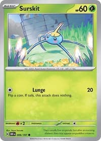 Surskit - SV03: Obsidian Flames - Pokemon card