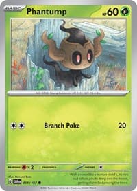 Phantump - SV03: Obsidian Flames - Pokemon card