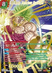 SS Broly, Tenacious Onslaught (SPR) - Critical Blow - Dragon Ball Super: Masters card