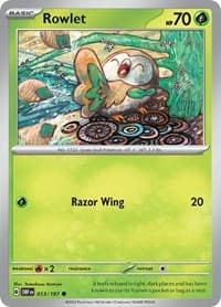 Rowlet - SV03: Obsidian Flames - Pokemon card