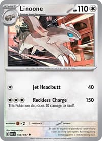Linoone - SV03: Obsidian Flames - Pokemon card