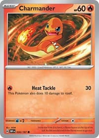 Charmander - SV03: Obsidian Flames - Pokemon card