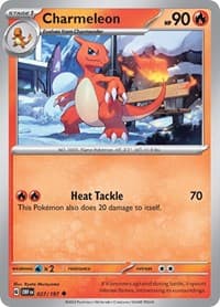 Charmeleon - SV03: Obsidian Flames - Pokemon card