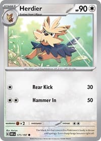 Herdier - SV03: Obsidian Flames - Pokemon card