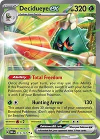 Decidueye ex - SV03: Obsidian Flames - Pokemon card