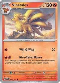 Ninetales - SV03: Obsidian Flames - Pokemon card