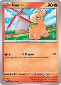 Numel - SV03: Obsidian Flames - Pokemon card