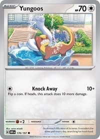 Yungoos - SV03: Obsidian Flames - Pokemon card