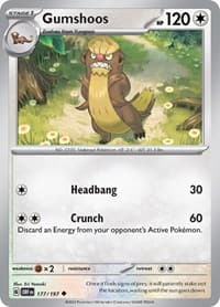Gumshoos - SV03: Obsidian Flames - Pokemon card