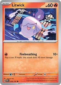 Litwick - SV03: Obsidian Flames - Pokemon card