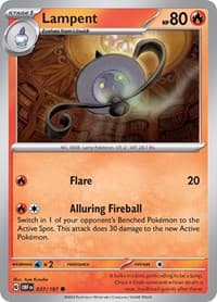 Lampent - SV03: Obsidian Flames - Pokemon card