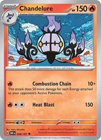 Chandelure - SV03: Obsidian Flames - Pokemon card