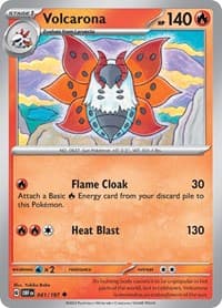 Volcarona - SV03: Obsidian Flames - Pokemon card