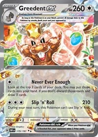 Greedent ex - SV03: Obsidian Flames - Pokemon card