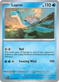 Lapras - SV03: Obsidian Flames - Pokemon card