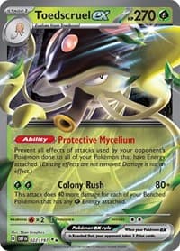 Toedscruel ex - SV03: Obsidian Flames - Pokemon card