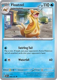 Floatzel - SV03: Obsidian Flames - Pokemon card