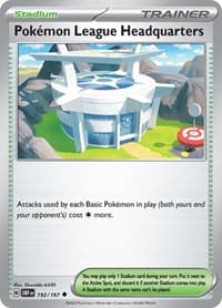 Pokemon League Headquarters - SV03: Obsidian Flames - Pokemon card