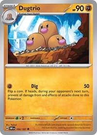 Dugtrio - SV03: Obsidian Flames - Pokemon card