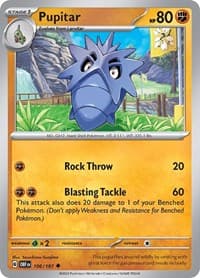 Pupitar - SV03: Obsidian Flames - Pokemon card