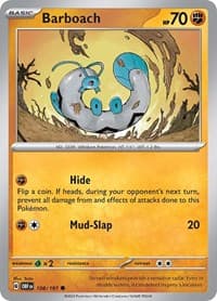 Barboach - SV03: Obsidian Flames - Pokemon card