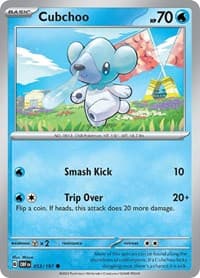 Cubchoo - SV03: Obsidian Flames - Pokemon card