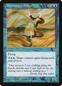 Harmattan Efreet - Mirage - Magic: The Gathering card